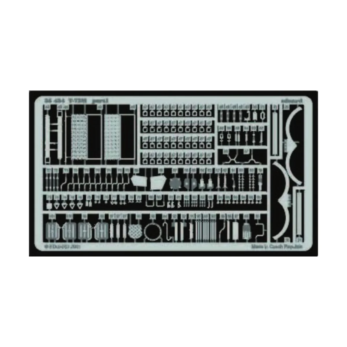 T-72M Fotoätzsatz, 1/35 - Eduard Accessories 35434