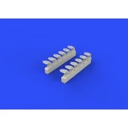 Spitfire exhaust stacks-fishtail f.Eduar, 1/72 - Eduard Accessories... Spitfire exhaust stacks-fishtail f.Eduar, 1/72 - Eduard Accessories...