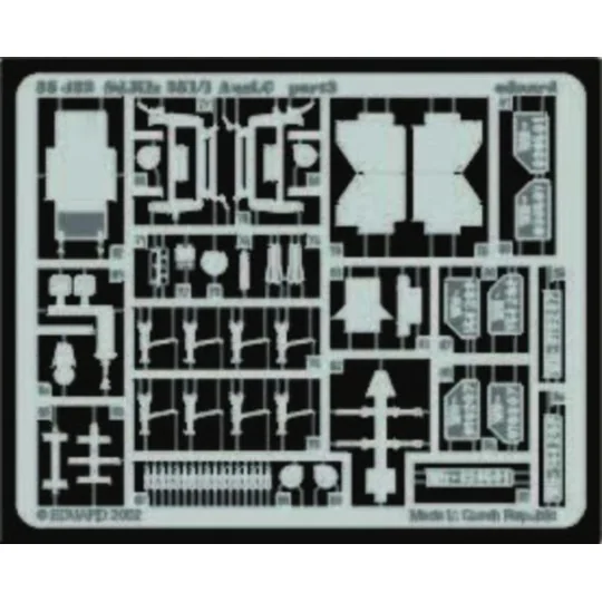 Hanomag SdKfz.251/1 Fotoätzsatz, 1/35 - Eduard Accessories 35432