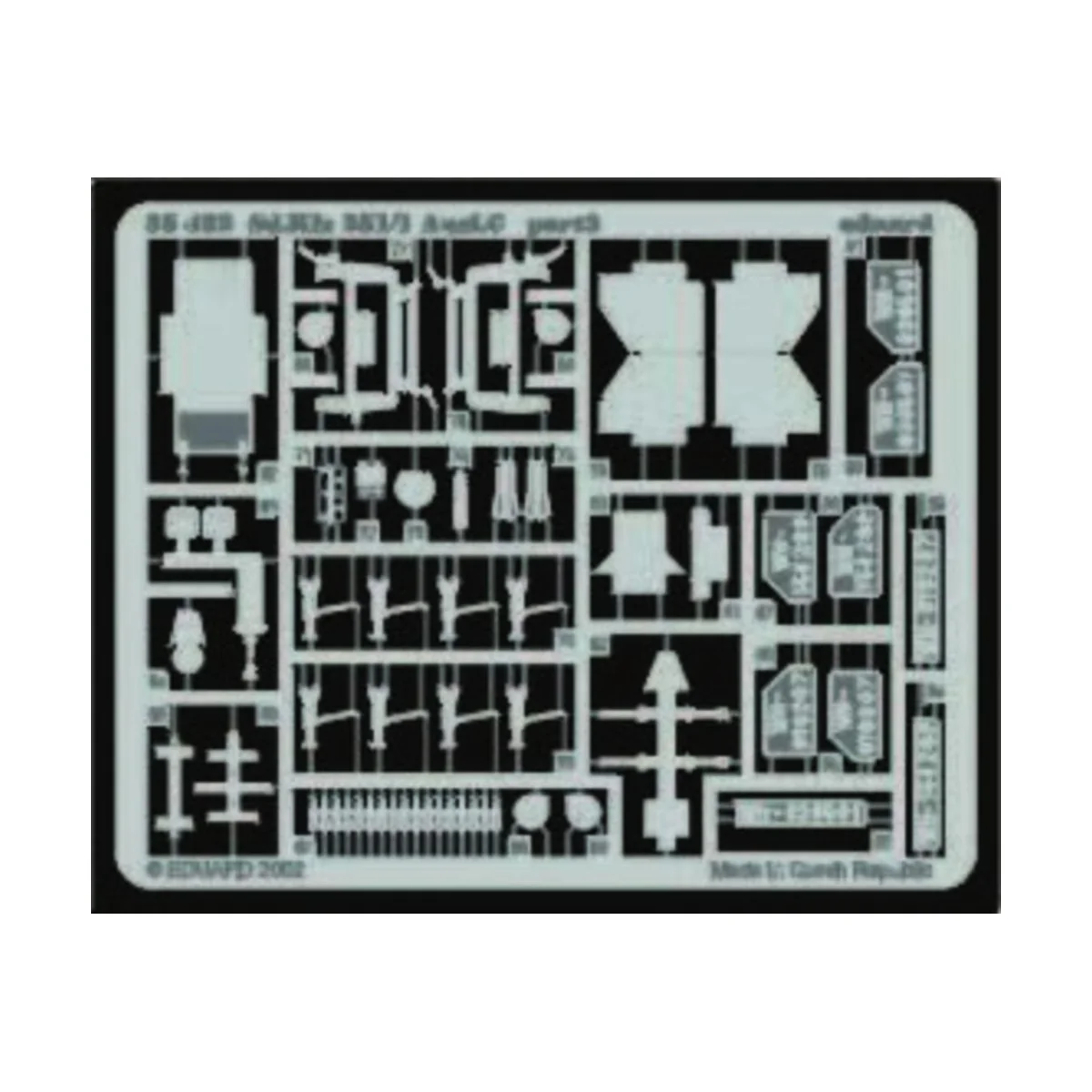 Hanomag SdKfz.251/1 Fotoätzsatz, 1/35 - Eduard Accessories 35432