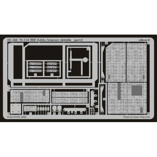 M-113 IDF Zelda Schürzen Fotoätzsatz, 1/35 - Eduard Accessories 35438