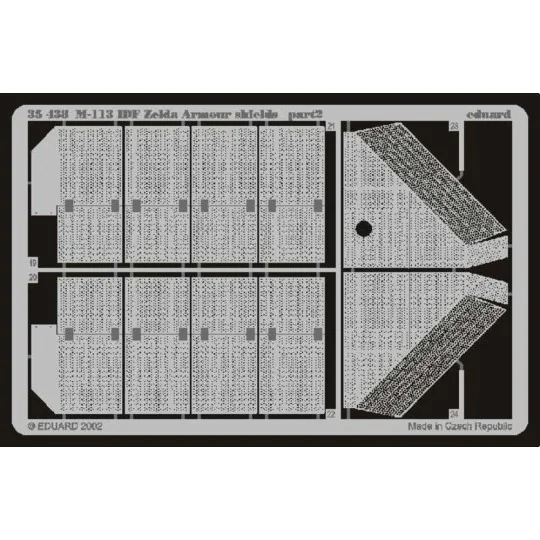 M-113 IDF Zelda Schürzen Fotoätzsatz, 1/35 - Eduard Accessories 35438