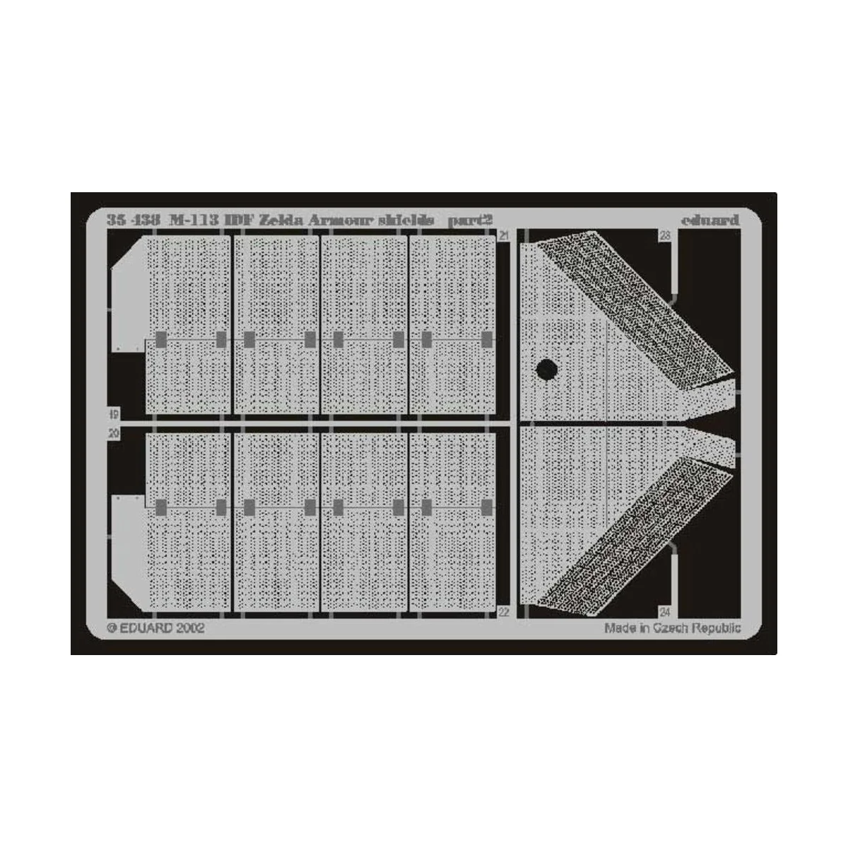 M-113 IDF Zelda Schürzen Fotoätzsatz, 1/35 - Eduard Accessories 35438