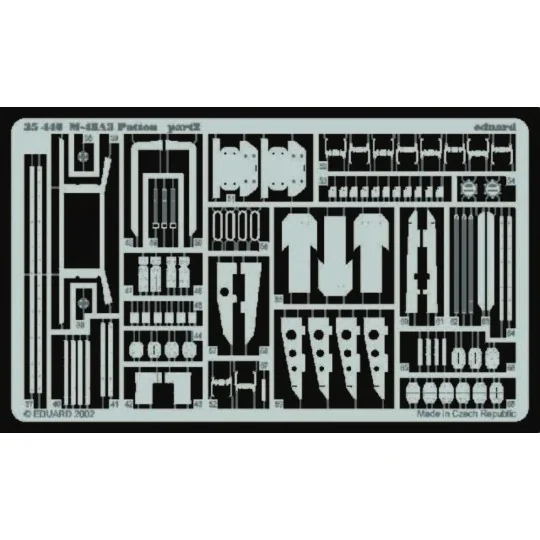 M-48A3 Patton Fotoätzsatz, 1/35 - Eduard Accessories 35440