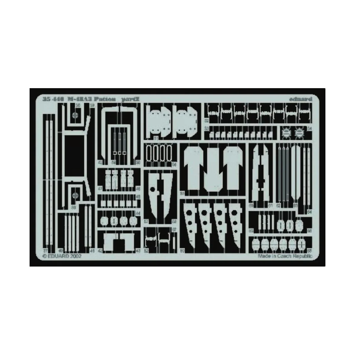 M-48A3 Patton Fotoätzsatz, 1/35 - Eduard Accessories 35440