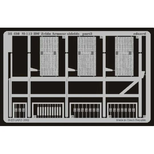 M-113 IDF Zelda Schürzen Fotoätzsatz, 1/35 - Eduard Accessories 35438