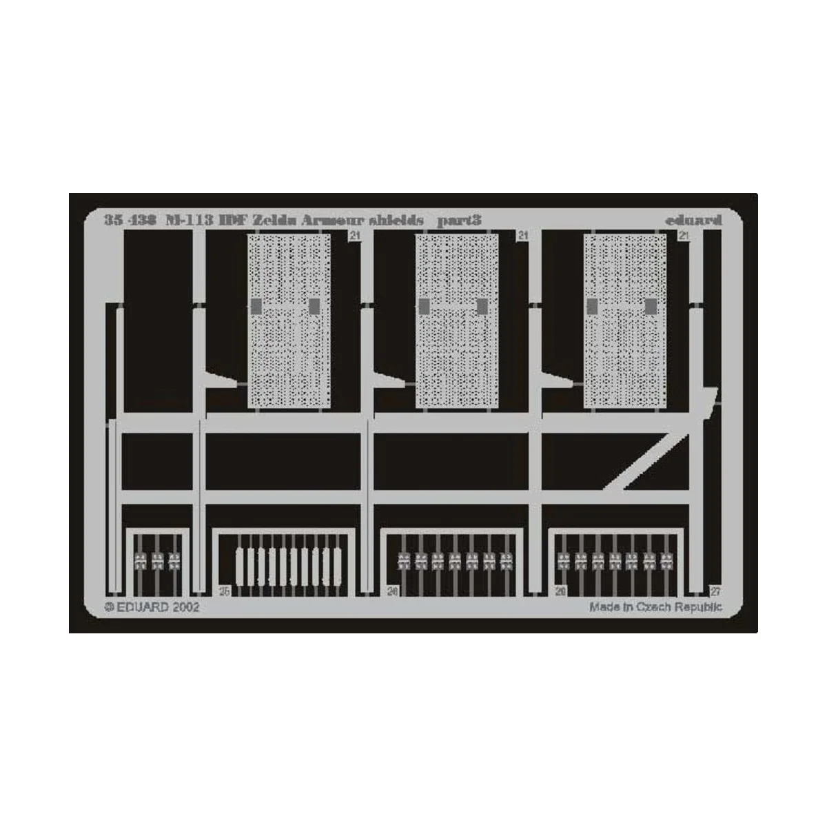 M-113 IDF Zelda Schürzen Fotoätzsatz, 1/35 - Eduard Accessories 35438