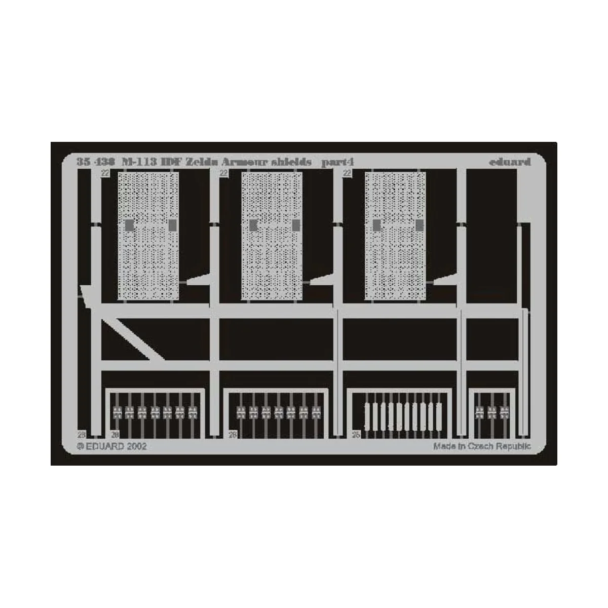 M-113 IDF Zelda Schürzen Fotoätzsatz, 1/35 - Eduard Accessories 35438
