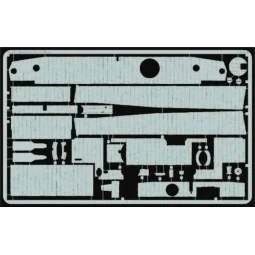 Zimmerit Tiger I Late für Tamiya Bausatz, 1/35 - Eduard Accessories...