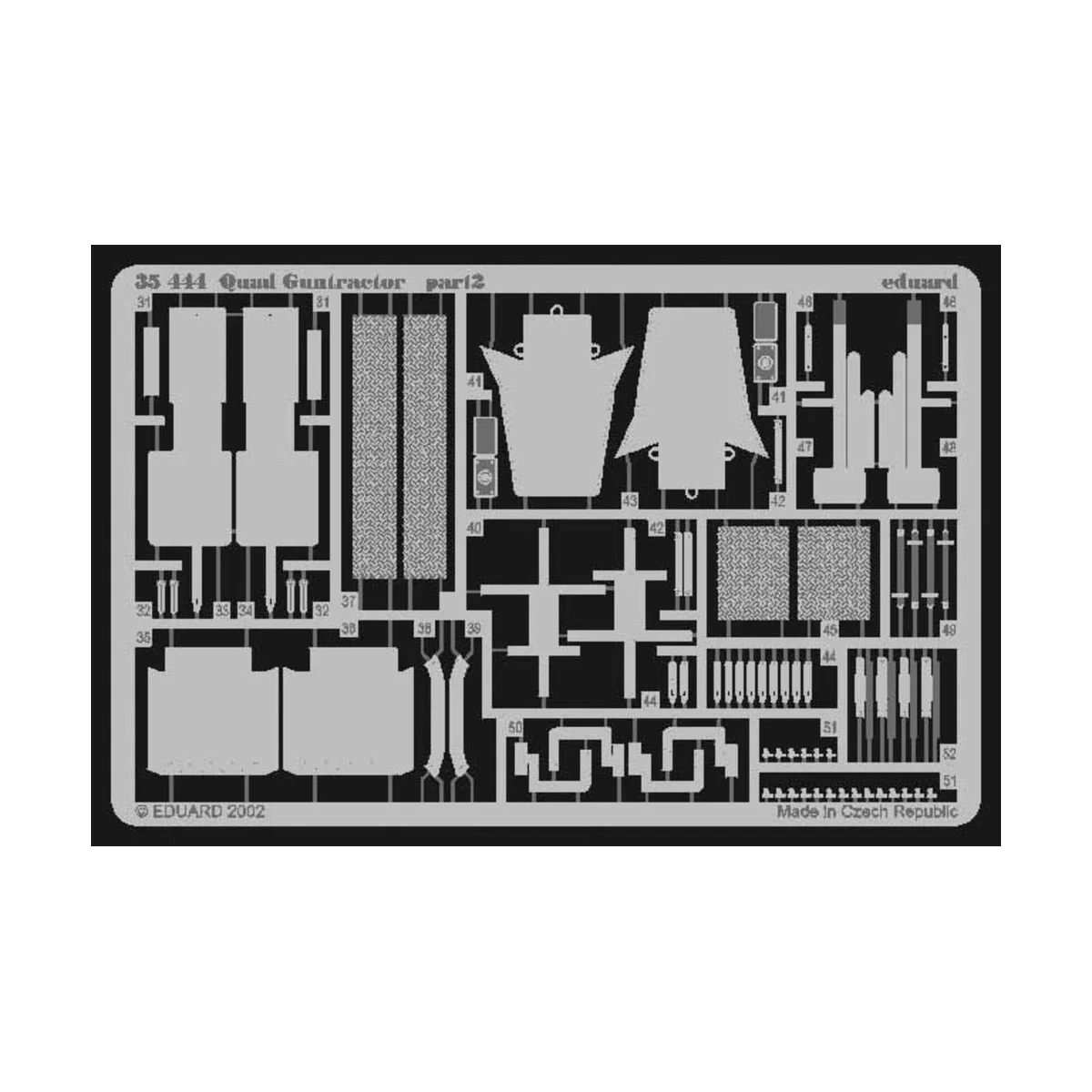 Ford FAT-2 Quad Gun Tractor Fotoätzsatz, 1/35 - Eduard Accessories ...