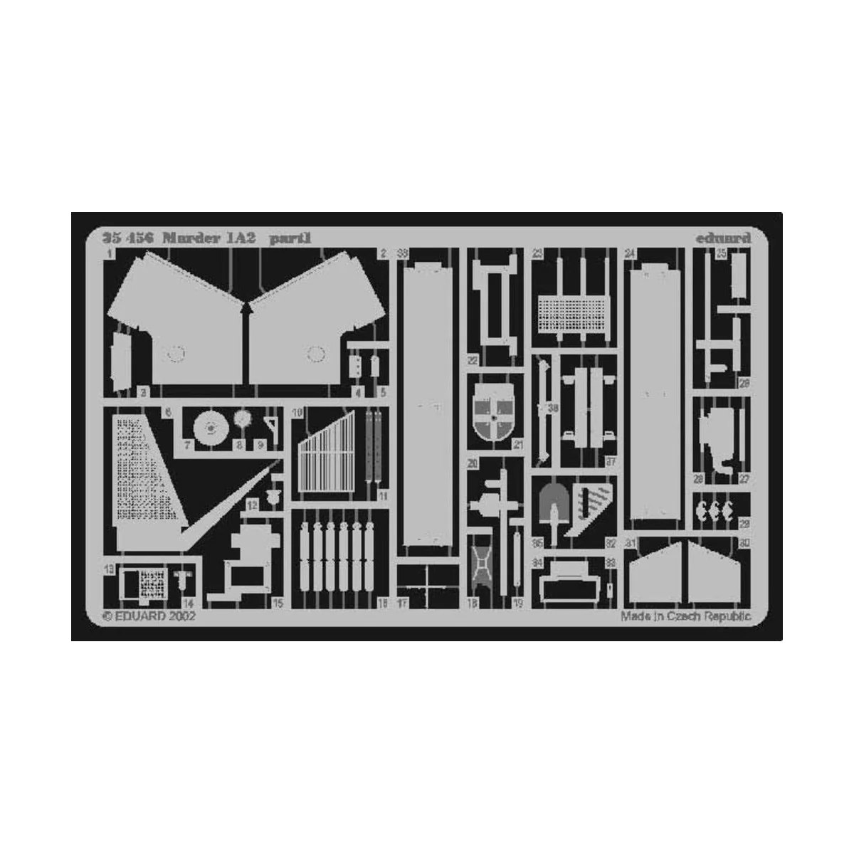 Marder 1 A2-Milan Fotoätzsatz, 1/35 - Eduard Accessories 35456