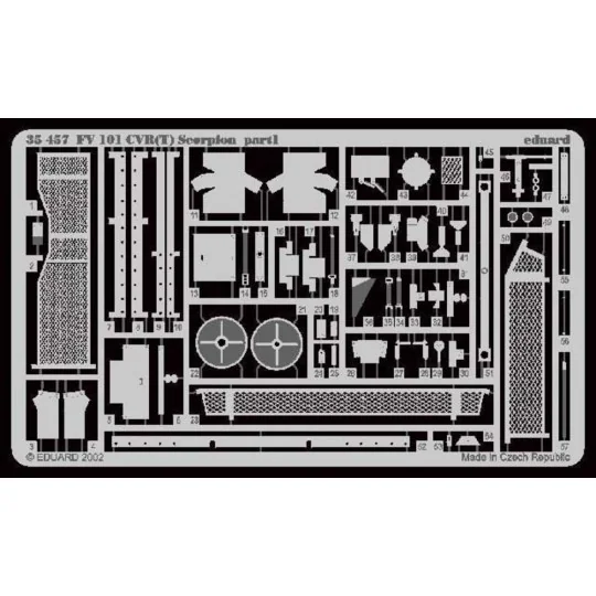 FV 101CVF(T) Scorpion Fotoätzsatz, 1/35 - Eduard Accessories 35457