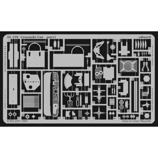 Comando Car für Italeri Bausatz 0320, 1/35 - Eduard Accessories 35479