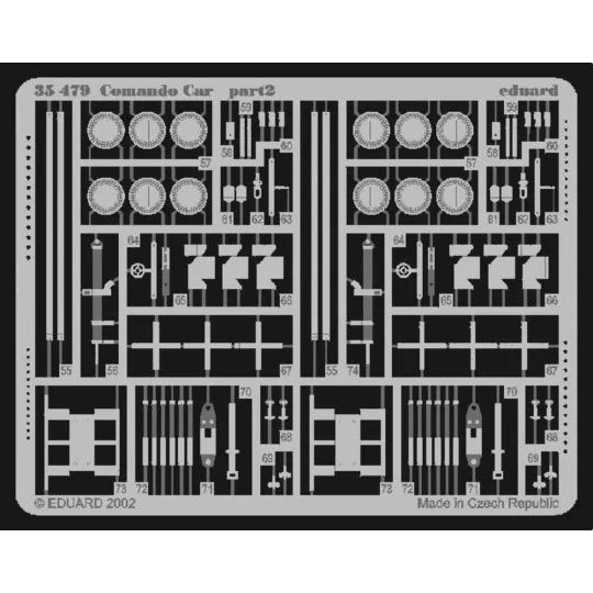 Comando Car für Italeri Bausatz 0320, 1/35 - Eduard Accessories 35479