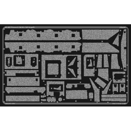 SD.KFZ. 163 Sturmgeschütz IV Zimmerit Fotoätzsatz, 1/35 - Eduard Ac...