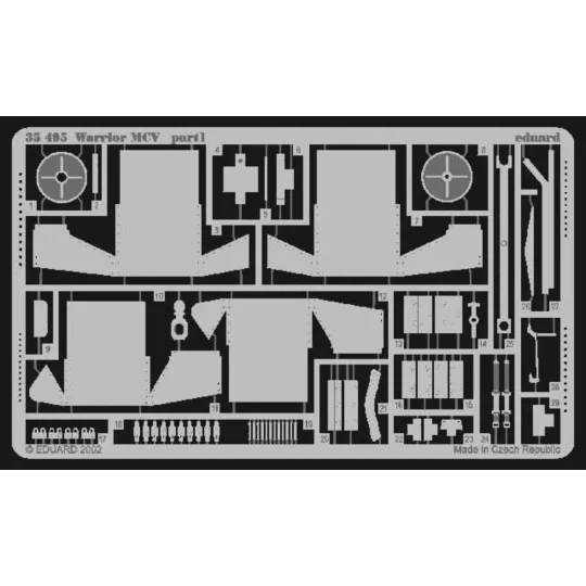 Warrior MCV, 1/35 - Eduard Accessories 35495