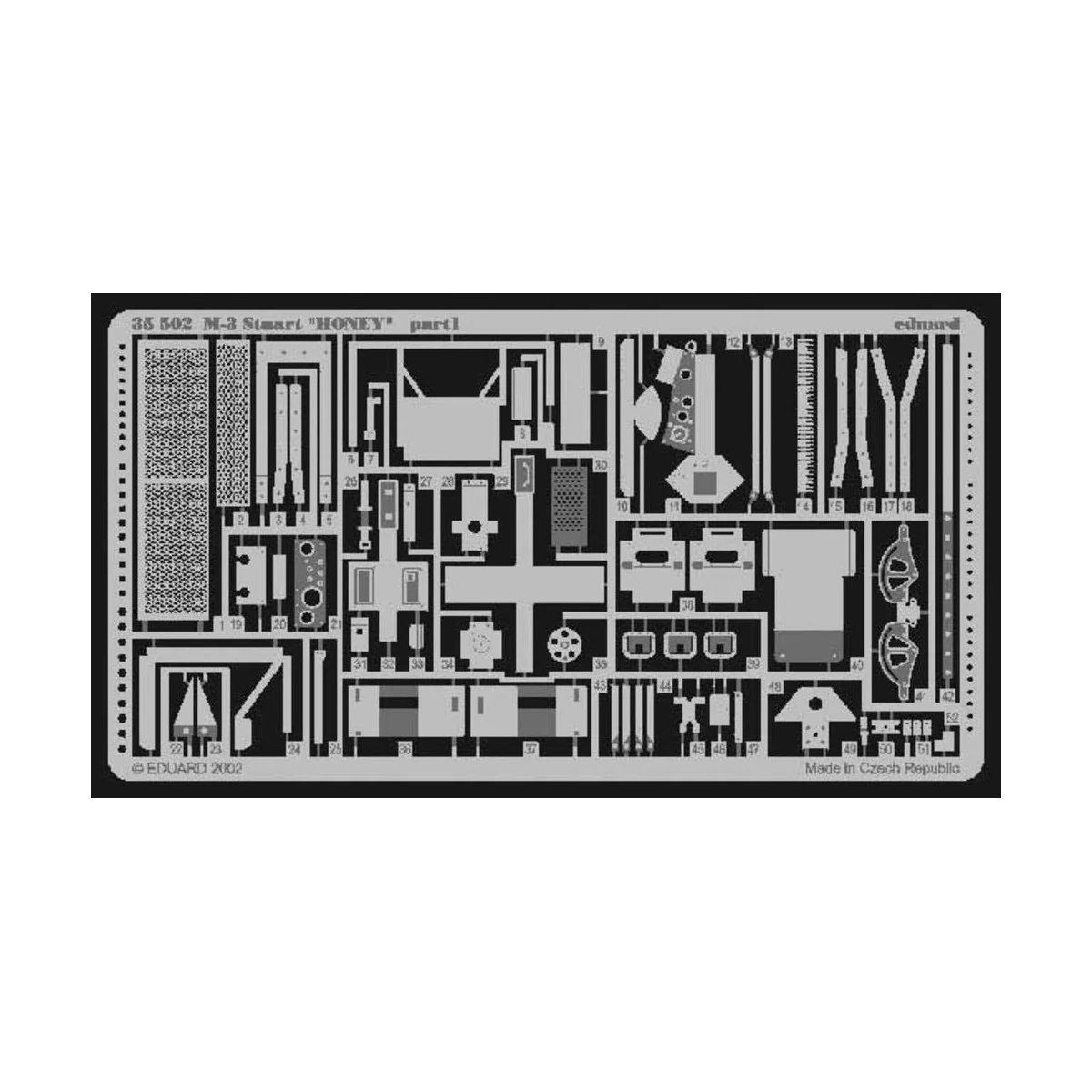 M-3 Sturt Honey, 1/35 - Eduard Accessories 35502