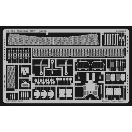 Warrior MCV, 1/35 - Eduard Accessories 35495