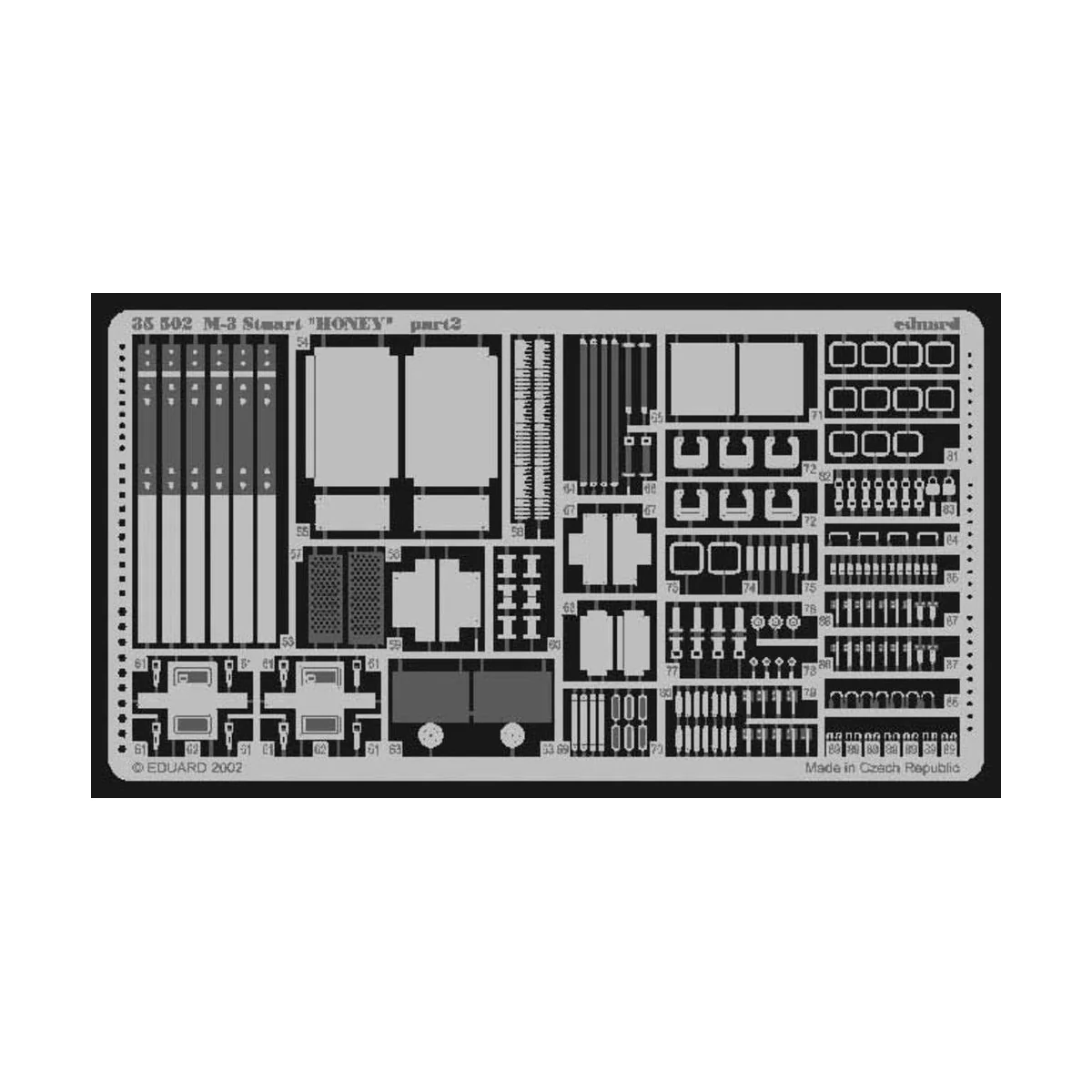 M-3 Sturt Honey, 1/35 - Eduard Accessories 35502