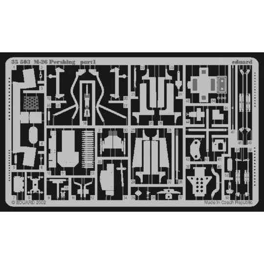 M-26 Pershing, 1/35 - Eduard Accessories 35503