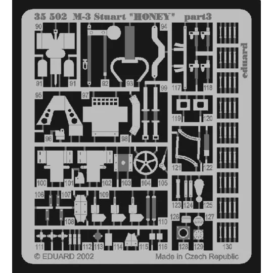 M-3 Sturt Honey, 1/35 - Eduard Accessories 35502