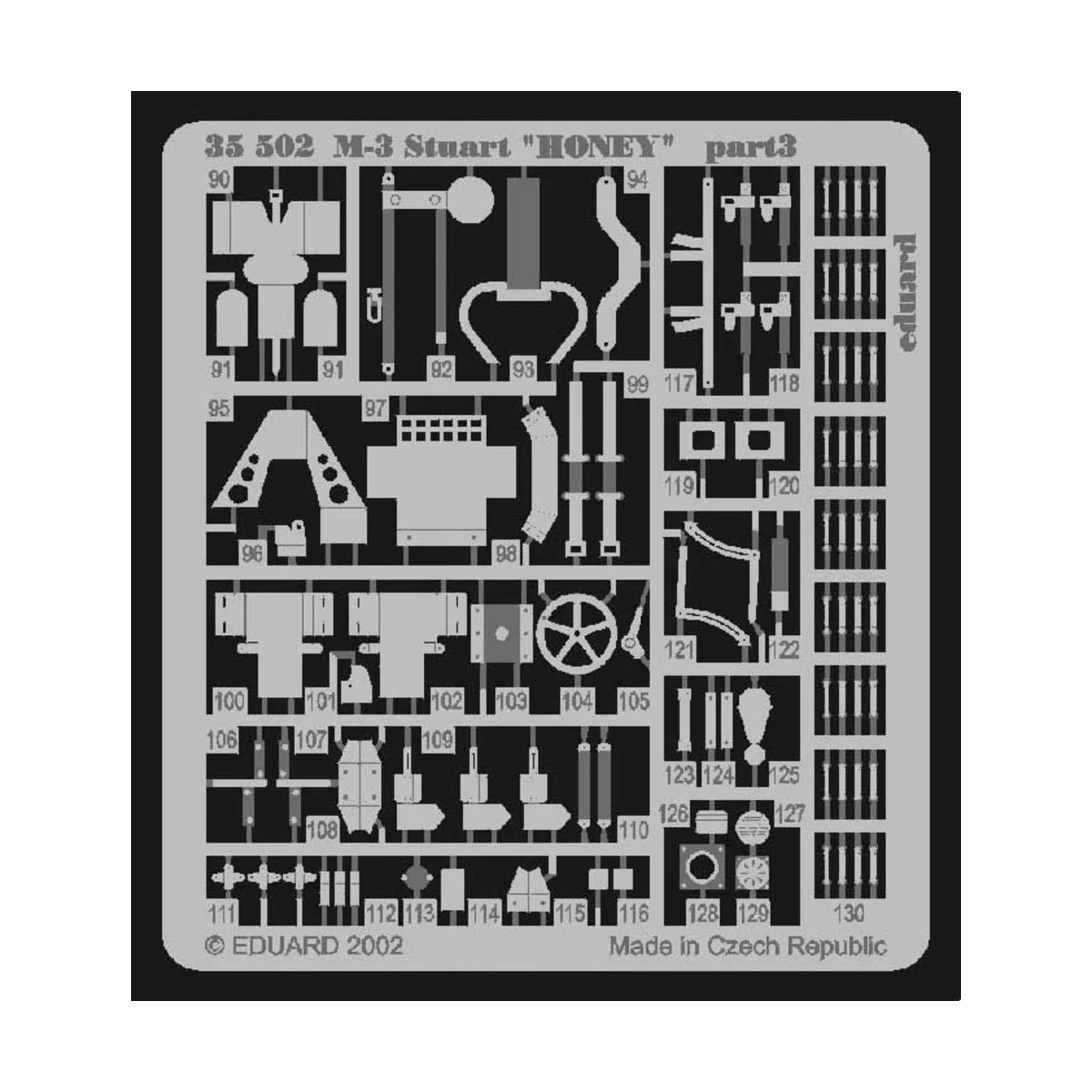 M-3 Sturt Honey, 1/35 - Eduard Accessories 35502