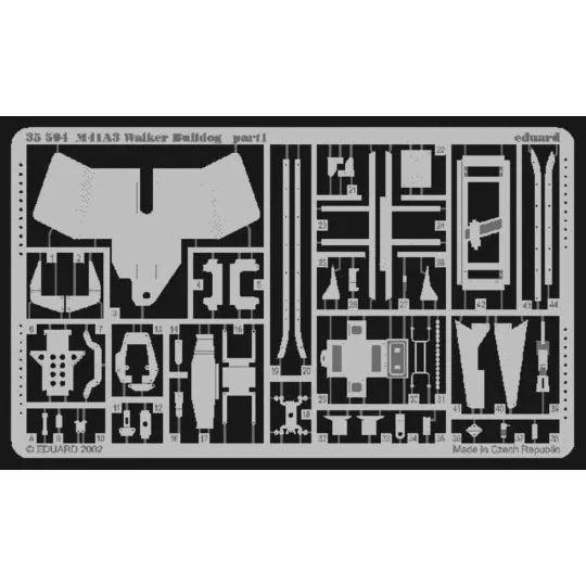 M41A3 Walker Bulldog, 1/35 - Eduard Accessories 35504