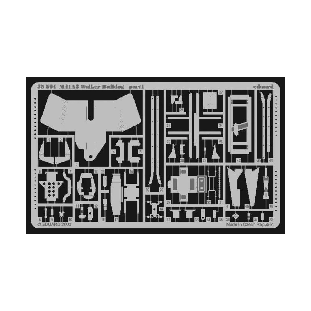 M41A3 Walker Bulldog, 1/35 - Eduard Accessories 35504