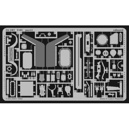 Russischer Panzer T-62A, 1/35 - Eduard Accessories 35507