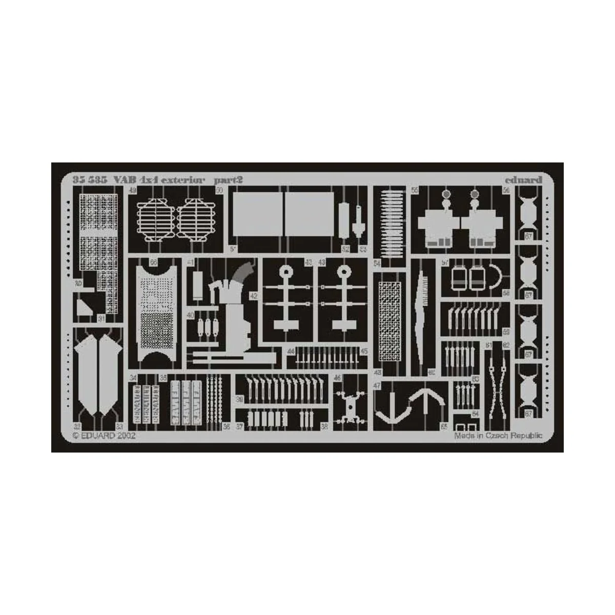 VAB 4x4 exterior, 1/35 - Eduard Accessories 35535