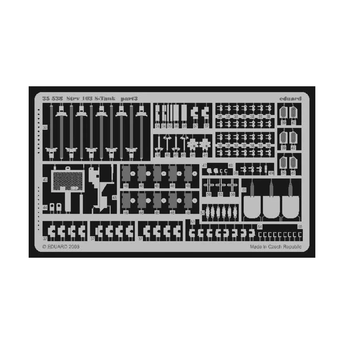 Strv. 103 S-Tank, 1/35 - Eduard Accessories 35538