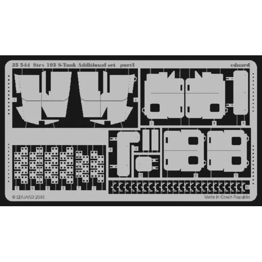 Strv 103 S-Tank Fotoätzsatz, 1/35 - Eduard Accessories 35544