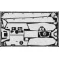 Zimmerit King Tiger Porsche turret, 1/35 - Eduard Accessories 35564
