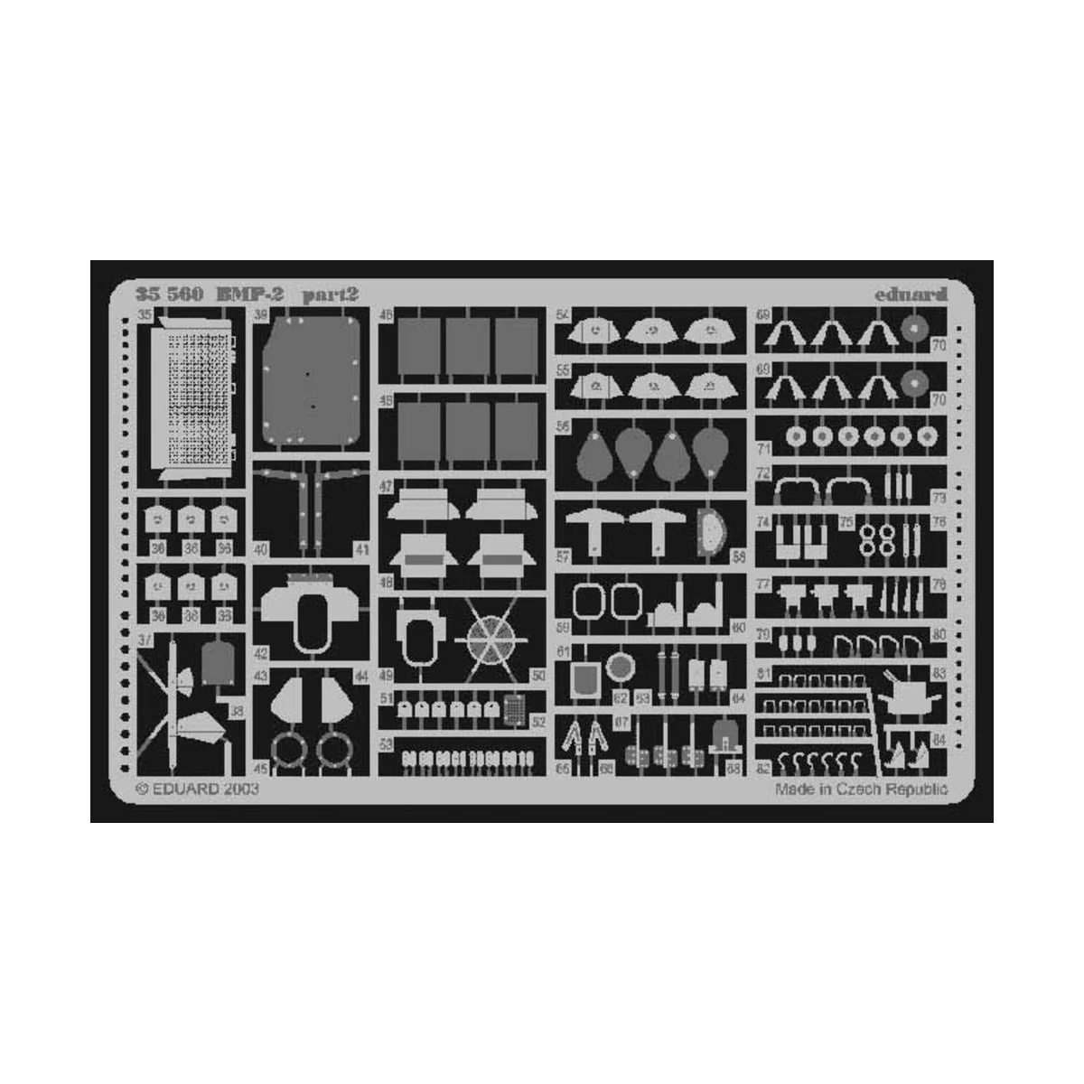 BMP-2 Fotoätzsatz, 1/35 - Eduard Accessories 35560