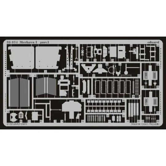 Merkava I Fotoätzsatz, 1/35 - Eduard Accessories 35574