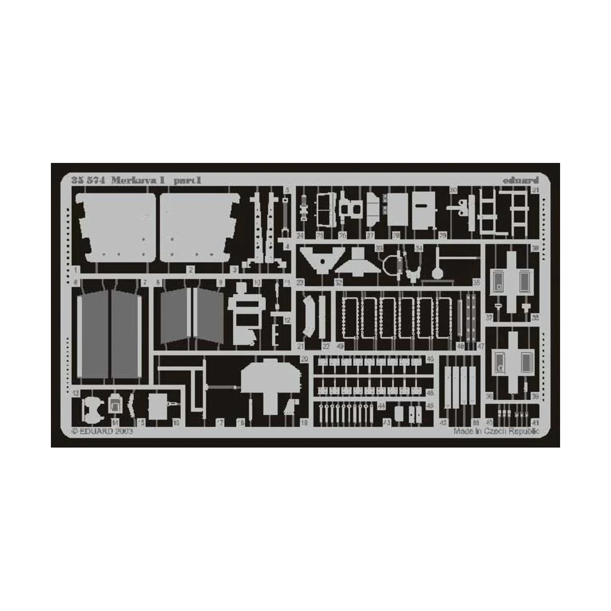 Merkava I Fotoätzsatz, 1/35 - Eduard Accessories 35574