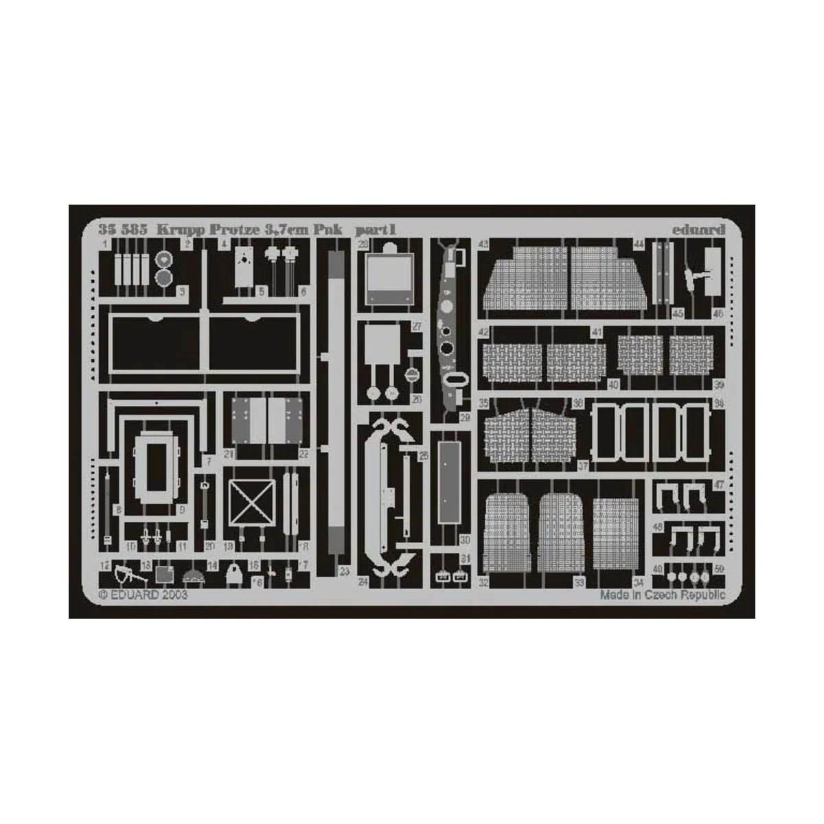 Krupp Protze Kfz. 69 mit 3, 7 cm Pak für Tamiya Bausatz 35259, 1/35...