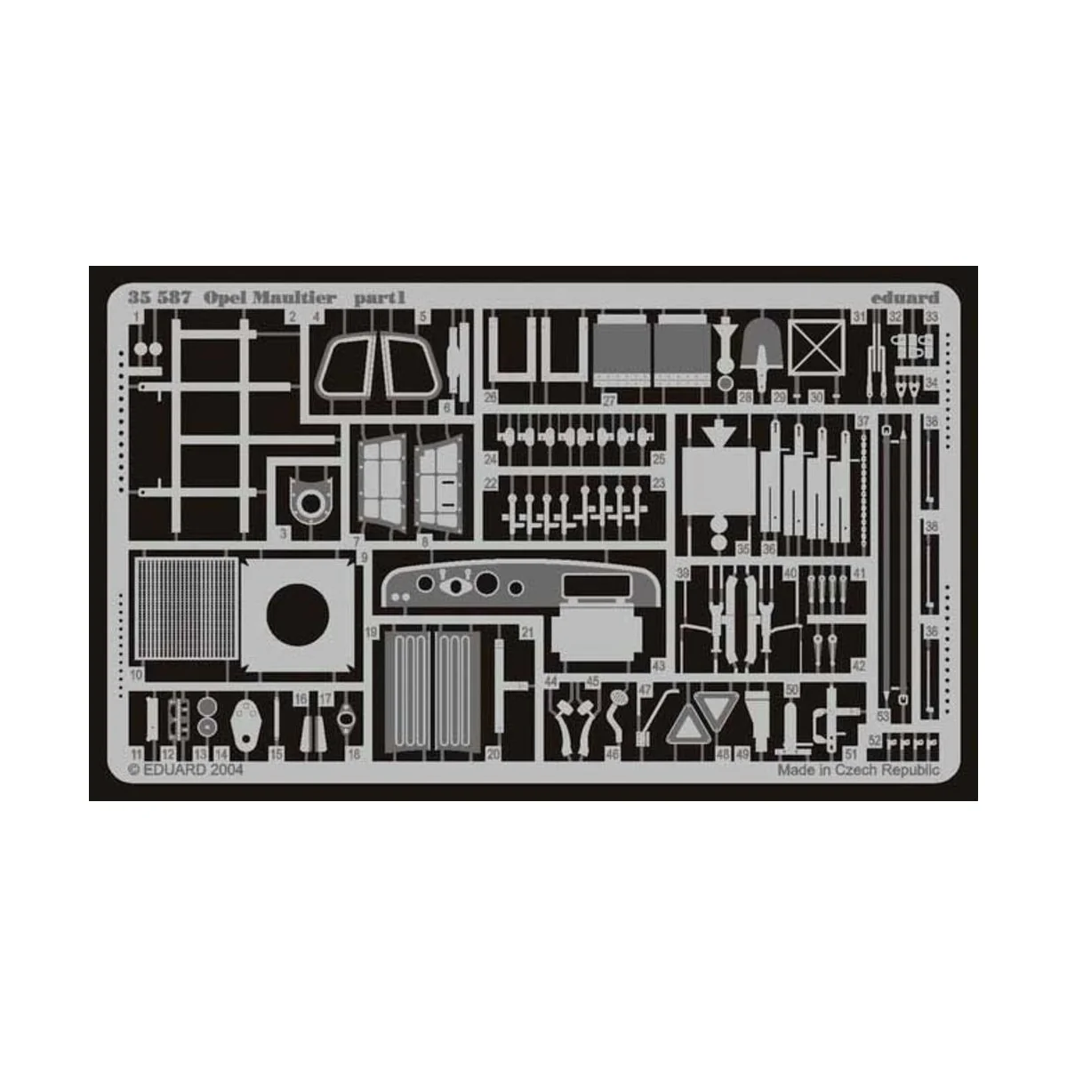 Opel Maultier Fotoätzsatz, 1/35 - Eduard Accessories 35587