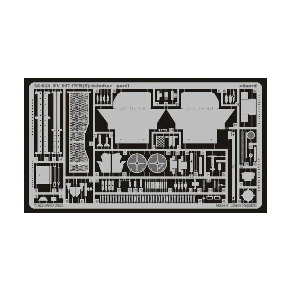 FV 107 CVR(T) Scimitar Fotoätzsatz, 1/35 - Eduard Accessories 35633