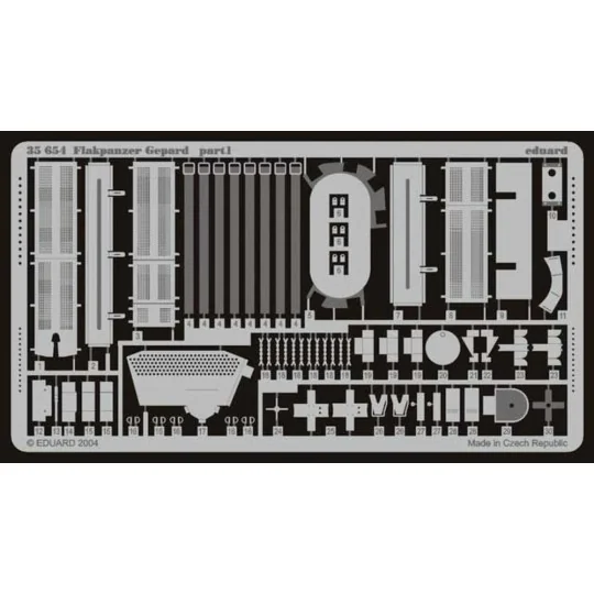 Bundeswehr Flakpanzer Gepard Fotoätzsatz, 1/35 - Eduard Accessories...