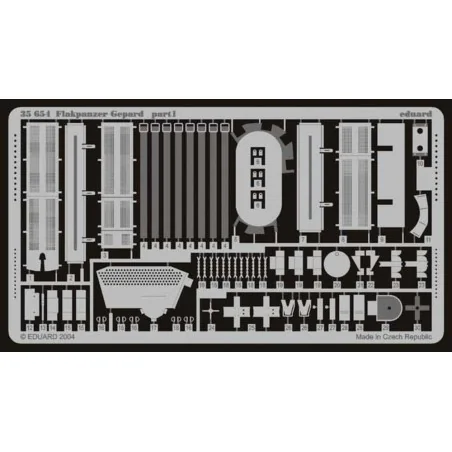 Bundeswehr Flakpanzer Gepard Fotoätzsatz, 1/35 - Eduard Accessories...