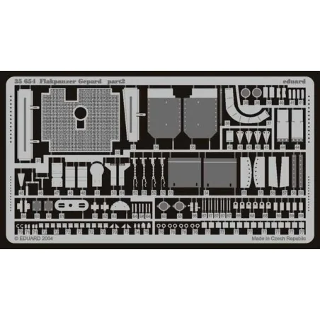 Bundeswehr Flakpanzer Gepard Fotoätzsatz, 1/35 - Eduard Accessories...