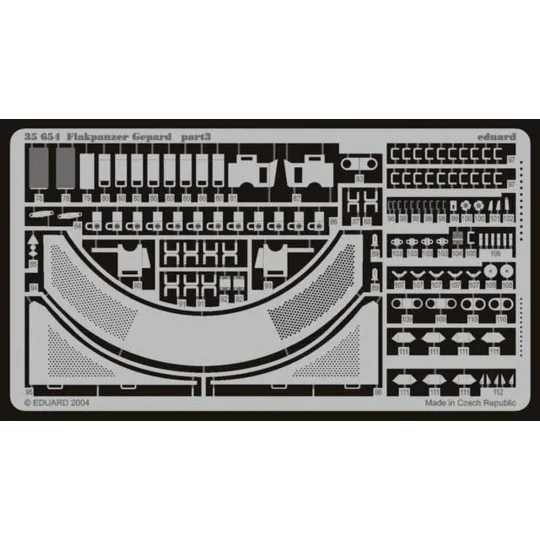 Bundeswehr Flakpanzer Gepard Fotoätzsatz, 1/35 - Eduard Accessories...