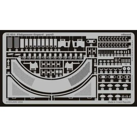 Bundeswehr Flakpanzer Gepard Fotoätzsatz, 1/35 - Eduard Accessories...