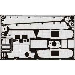 Zimmerit King Tiger Henschel, 1/35 - Eduard Accessories 35699