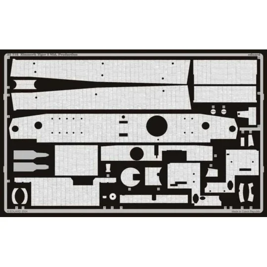 SD.Kfz 181 Tiger I Zimmerit Mid.Production, 1/35 - Eduard Accessori...