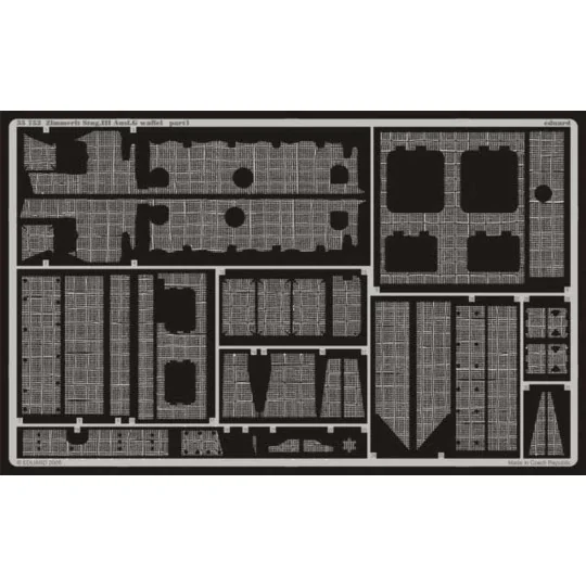 Zimmerit Stug. III Ausf. G waffel, 1/35 - Eduard Accessories 35752