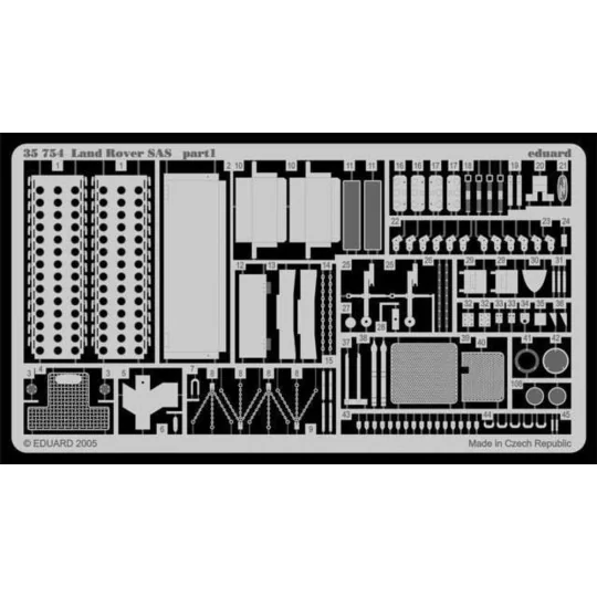 Land Rover SAS für Tamiya 35076 Bausatz, 1/35 - Eduard Accessories ...