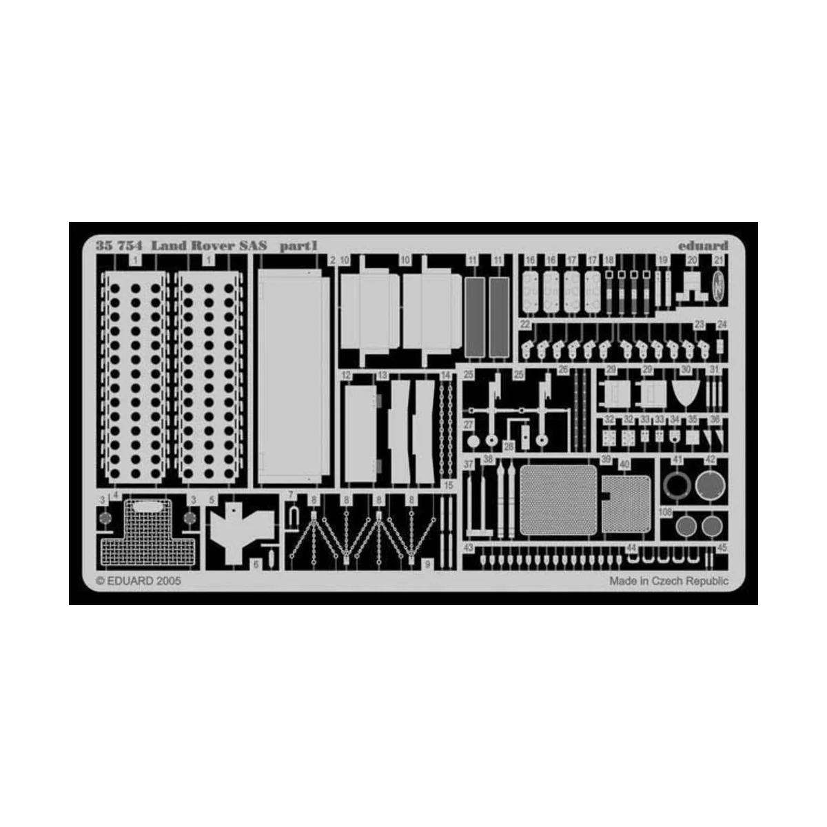Land Rover SAS für Tamiya 35076 Bausatz, 1/35 - Eduard Accessories ...