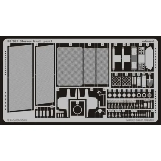 Mörser Karl, 1/35 - Eduard Accessories 35761